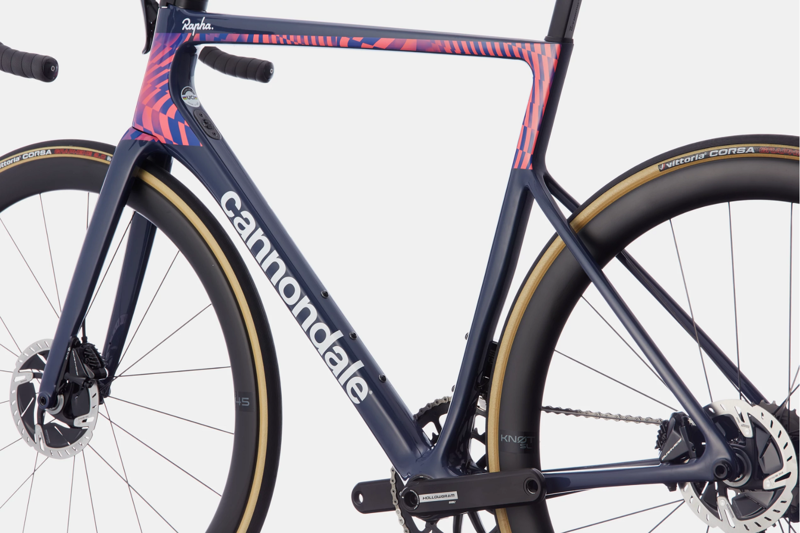 2021 Cannondale SuperSix EVO Hi-MOD Disc Dura-Ace Di2 Bike in Blue-2